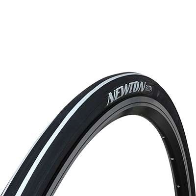 Pneu route 700 x 25 Newton e-01 noir liserets blanc ts (25-622