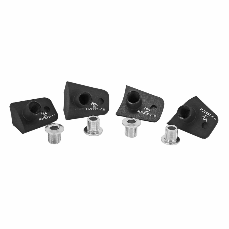 Jeu De 5 Pédaliers Intravis SPECIALITES TA - Noir Aluminium - Compatible Look Zed - VPVSZEN