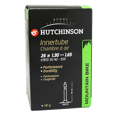 Hutchinson CHAMBRE A AIR VELO 26 x 1.30-1.65 VALVE PRESTA 48mm 150g
