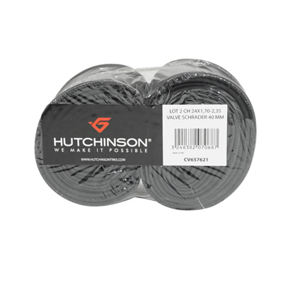 Hutchinson LOT 2 CHAMBRE A AIR VELO 24 x 1.70-2.35 VALVE STANDARD 40mm
