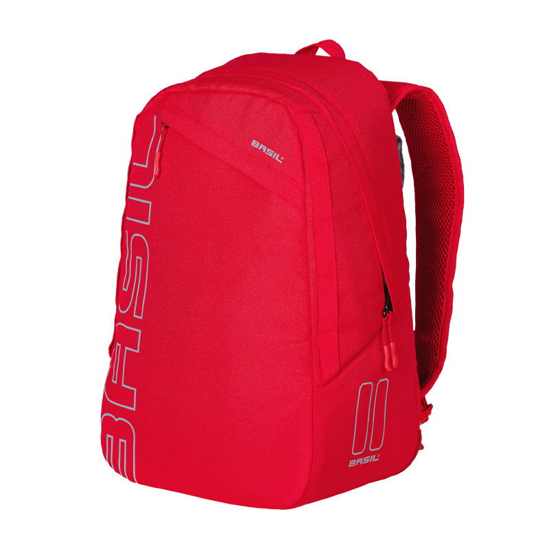 Basil SACOCHE ARRIERE LATERALE SAC A DOS FLEX BACKPACK ROUGE 17L