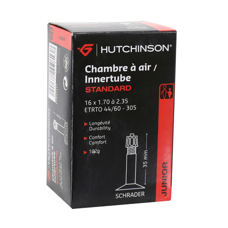 Hutchinson CHAMBRE A AIR VELO 16 x 1.70-2.35 VALVE STANDARD 40mm