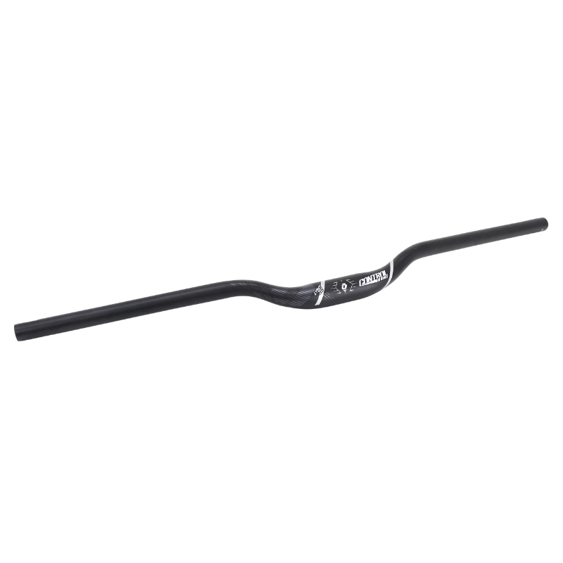 Cintre VTT Demi-relève P2R Uno – Alu Noir Mat, 31.8mm X 780mm, Hauteur 25mm