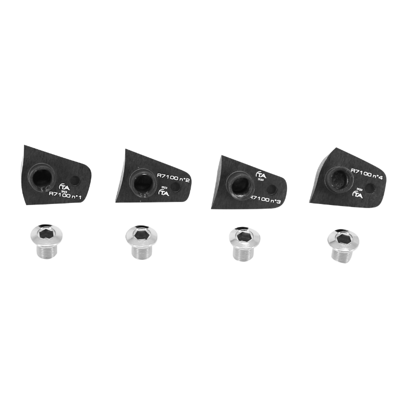 Intravis Triple Pedalier Inox Stronglight – Lot De 5 Vis De Pedale Neuves