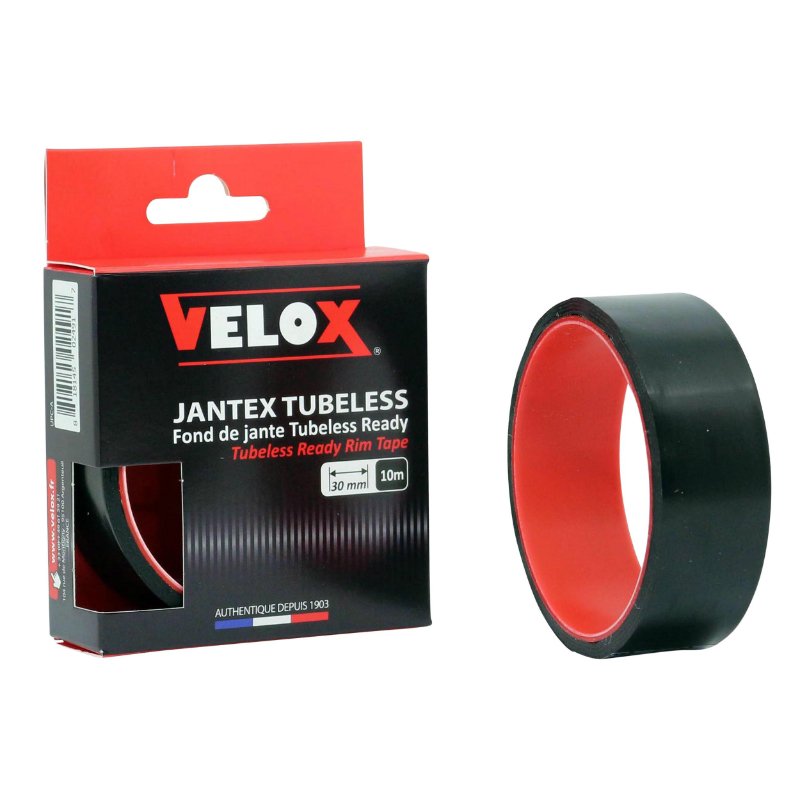 Velox FOND DE JANTE ATELIER ADHESIF CONVERSION TUBETYPE EN TUBELESS DIAM 30mm ROUE LARGEUR 27-30C