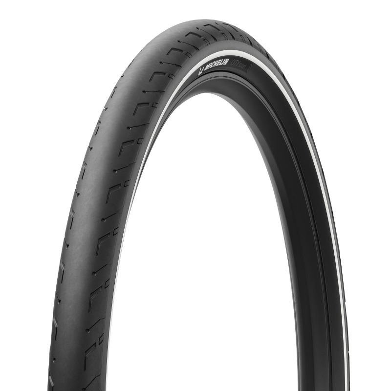 Pneu vélo - MICHELIN - CITY J ACCESS LINE - 37-340 - Noir et blanc