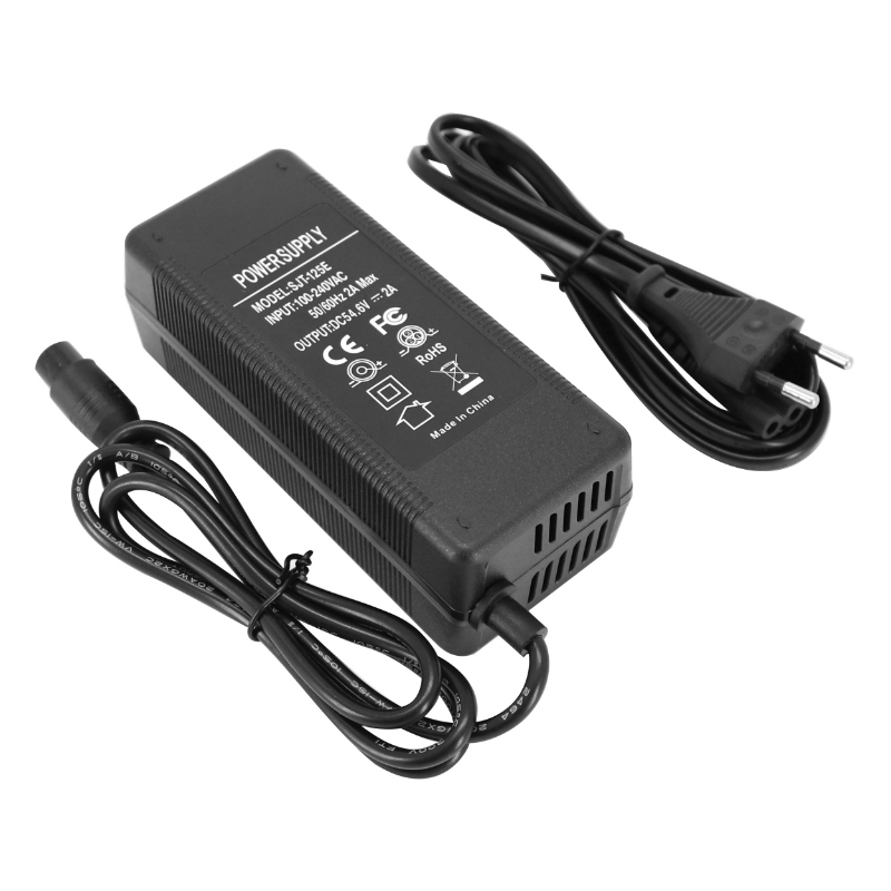 Chargeur 54.6V 3A Pour Batterie 48V - Trottinette électrique, Vélo - TangsFire Noir