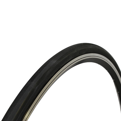 Pneu Vélo Route 700x23c Newton - Noir Flancs Blancs, 23-622, Neuf