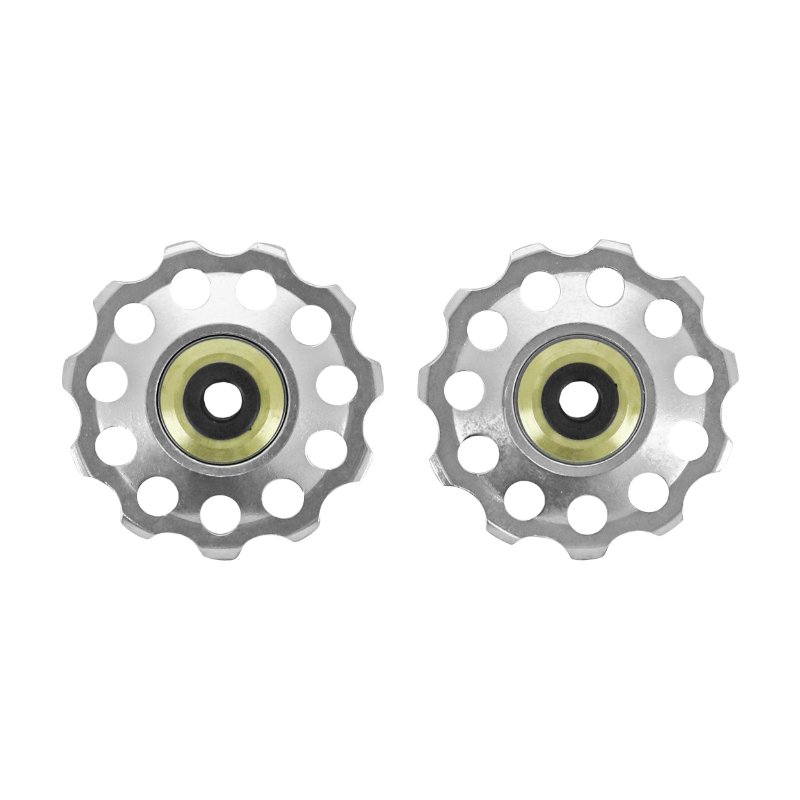 Galet Derailleur P2R 7-8 vitesses Alu Argent A Roulement