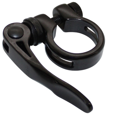 Collier De Serrage Rapide Newton Tige De Selle – Aluminium Blanc, Diamètre 34,9 Mm, Montage Facile